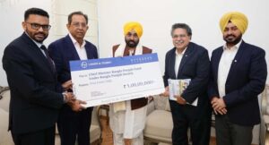 ਐਲ.ਐਂਡ ਟੀ.ਕੰਪਨੀ ਵੱਲੋਂ ਚੜ੍ਹਦੀ ਕਲਾ ਮਿਸ਼ਨ ਲਈ ਪੰਜ ਕਰੋੜ ਰੁਪਏ ਦਾ ਯੋਗਦਾਨ