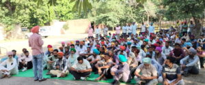 ਸਿਵਲ ਸਰਕਲ ਦੇ ਠੇਕਾ ਮੁਲਾਜ਼ਮਾਂ ਨੂੰ ਨਿਯੁਕਤੀ ਪੱਤਰ ਨਾ ਦੇਣ ਦੇ ਰੋਸ ਵਜੋਂ ਕੀਤੀ ਰੋਸ ਰੈਲੀ